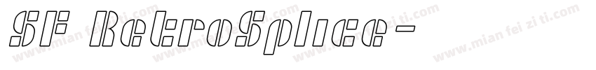 SF RetroSplice字体转换